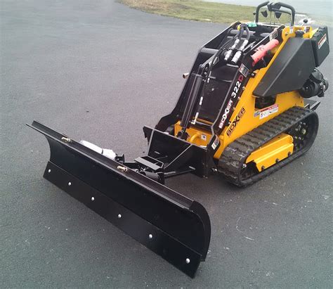 small skid steer for pushing snow|skid loader snow plow attachments.